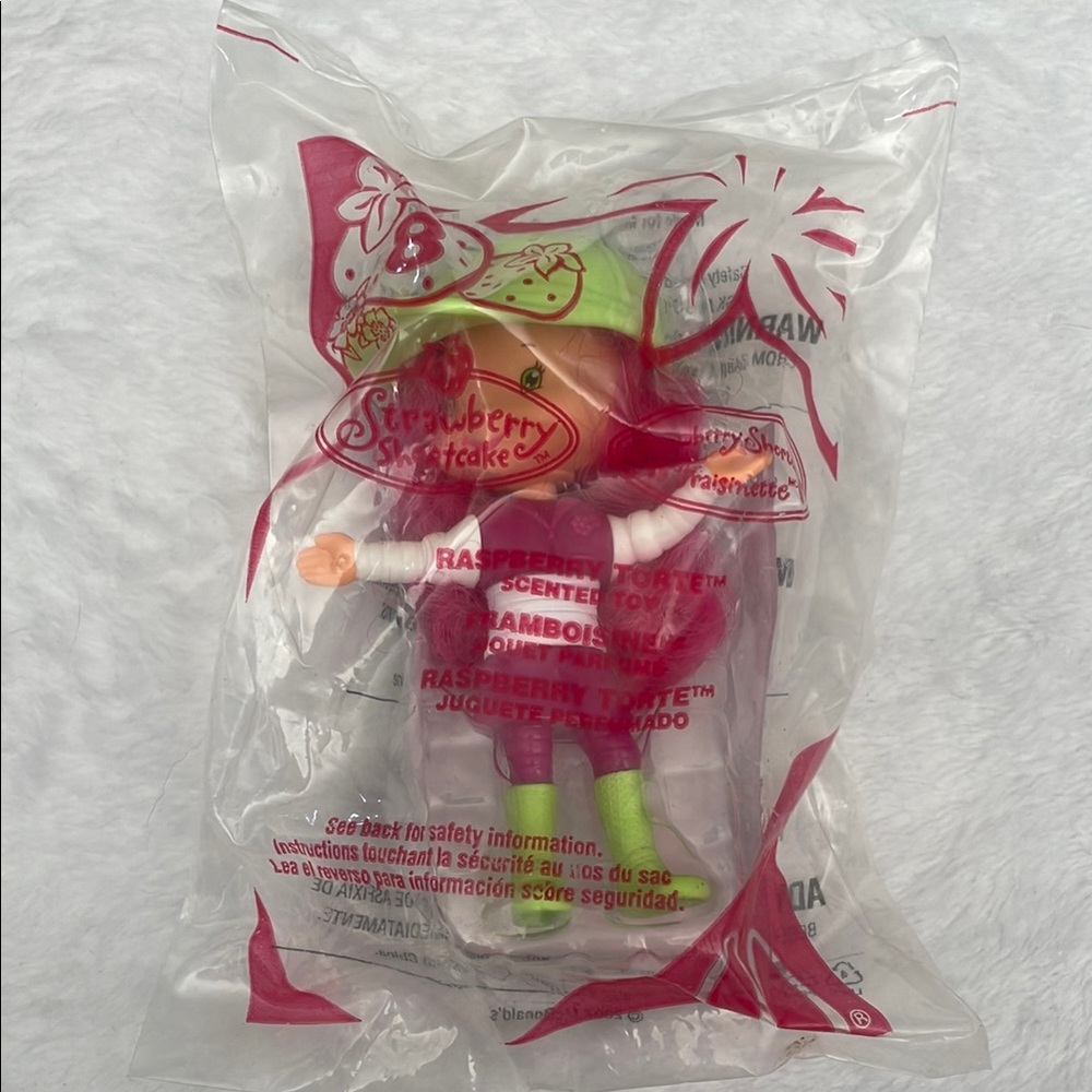 2007 McDonalds Strawberry Shortcake RASPBERRY TORTE Doll #8 Happy Meal Toy VTG